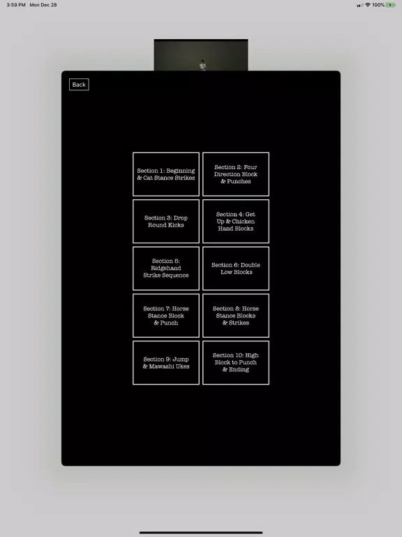 Shotokan Kata Unsu Guide iPad  سکرین شاٹس