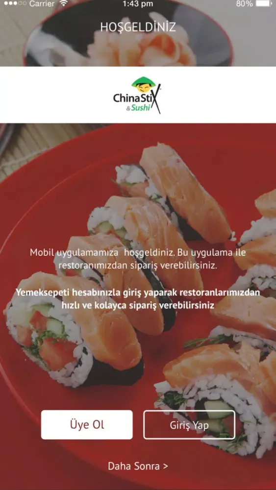 China Stix & Sushi Restaurant 스크린샷