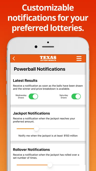 Zrzuty ekranu Texas Lotto Results