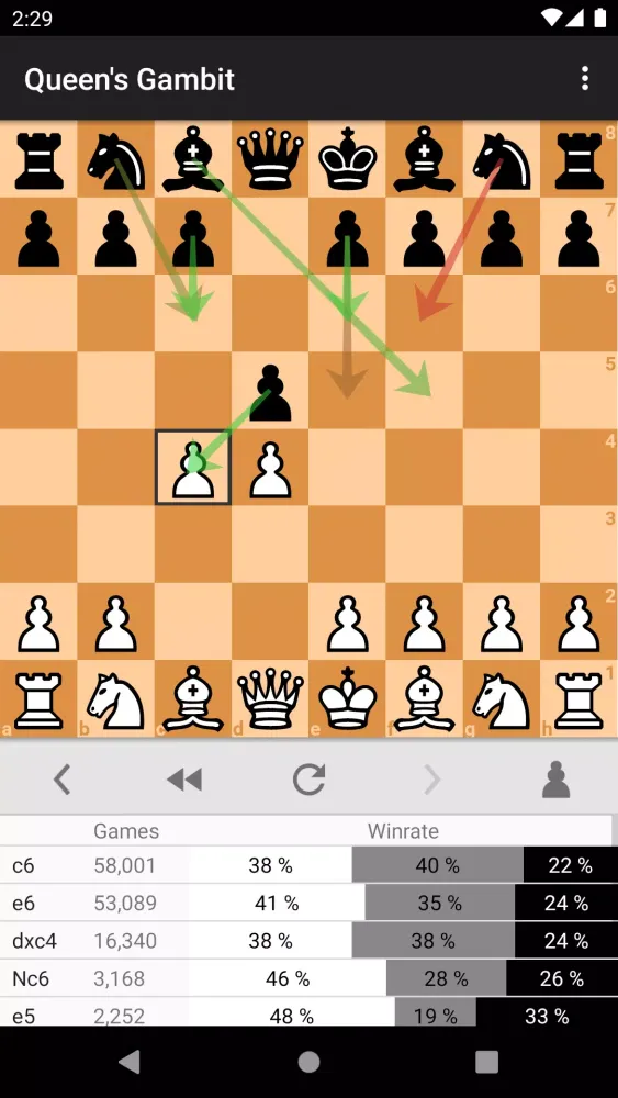 Chess Openings Pro سکرین شاٹس