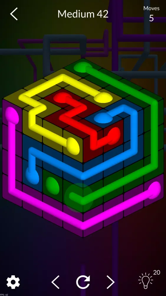 Zrzuty ekranu Cube Link: Connect the Dots
