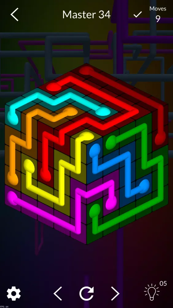 Zrzuty ekranu Cube Link: Connect the Dots