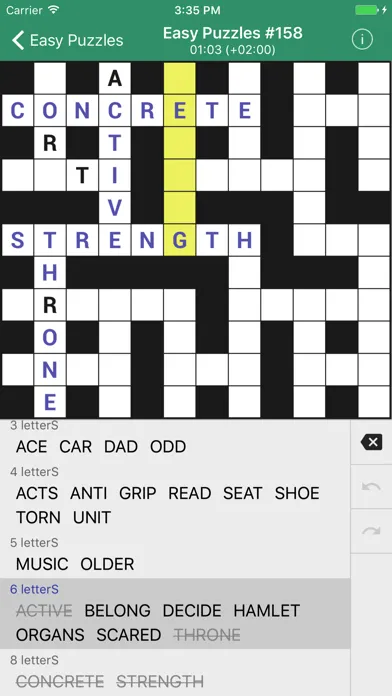 Fill-In Crosswords (Word Fit) Screenshots
