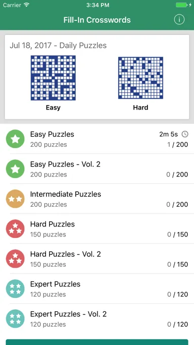 Fill-In Crosswords (Word Fit) Screenshots