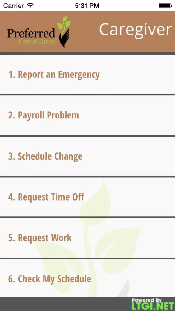 Скриншоты Preferred Care at Home - Caregiver Chattanooga