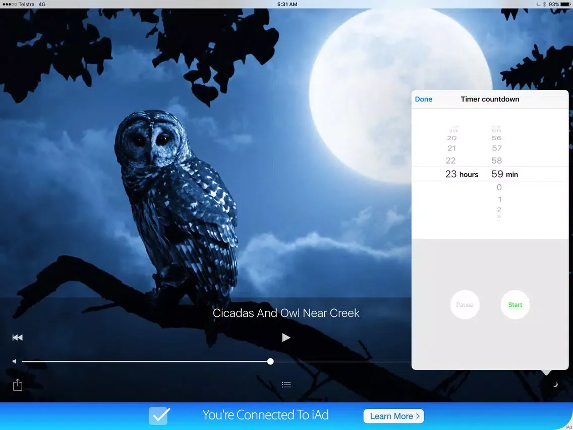 Sleepmaker Wildlife 2 iPad 应用截图