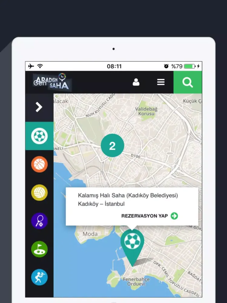 Aradığın Saha iPad  سکرین شاٹس