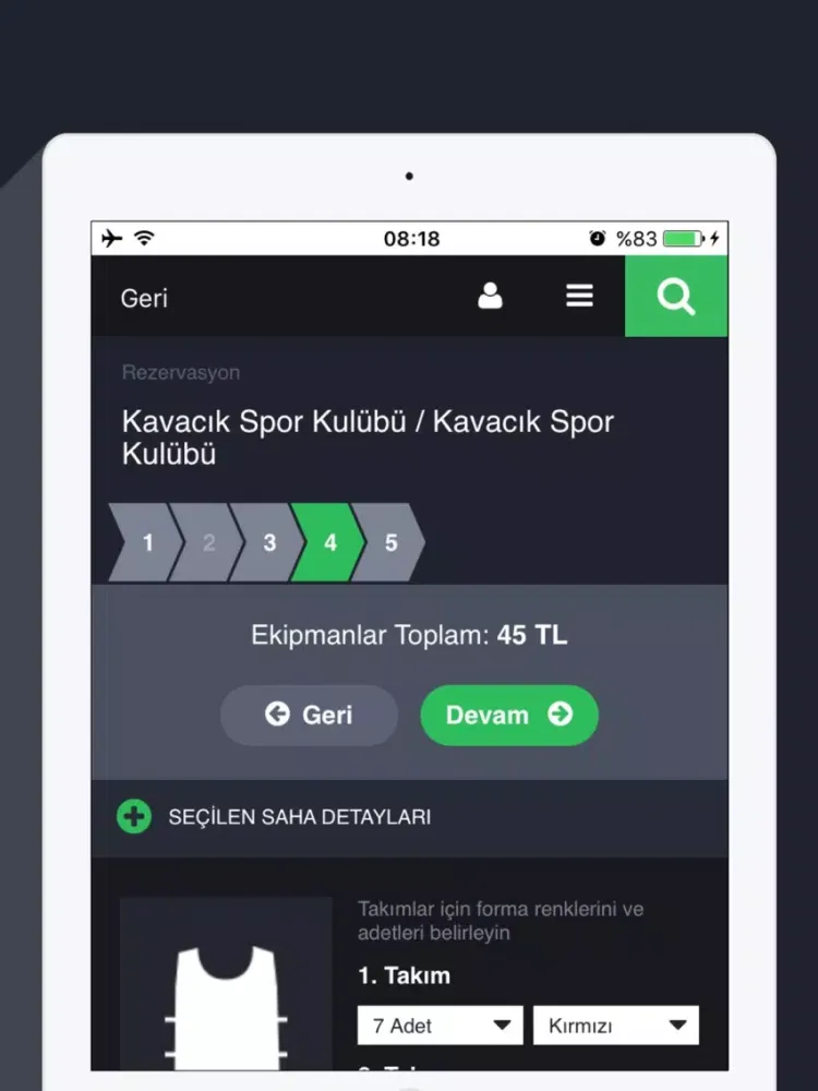 Aradığın Saha iPad  سکرین شاٹس