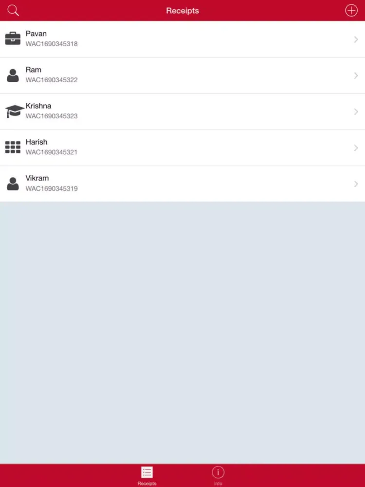 Ảnh chụp màn hình của Immi Hub iPad 