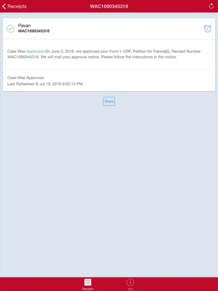 Ảnh chụp màn hình của Immi Hub iPad 