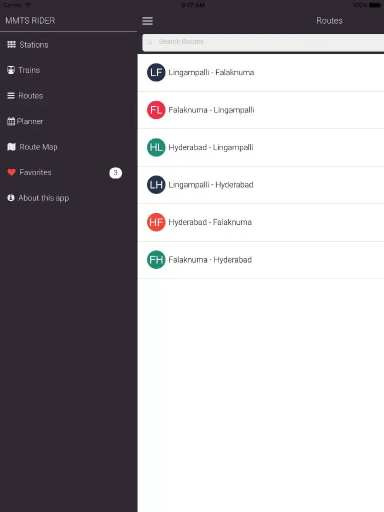 MMTSRider iPad 应用截图