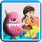 Smart Girl Run Vs Monster