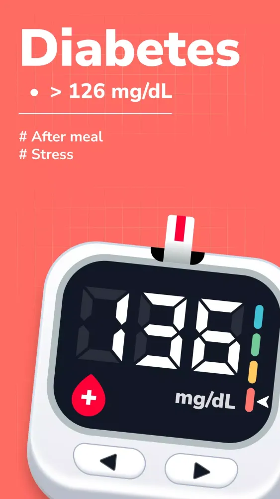 Blood Sugar & Pressure Tracker 스크린샷
