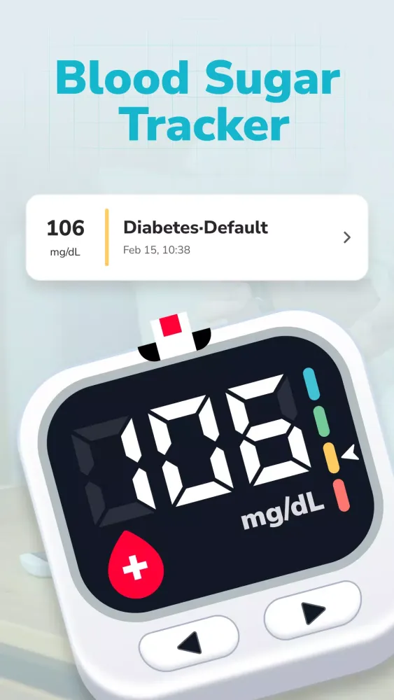 Blood Sugar & Pressure Tracker 스크린샷