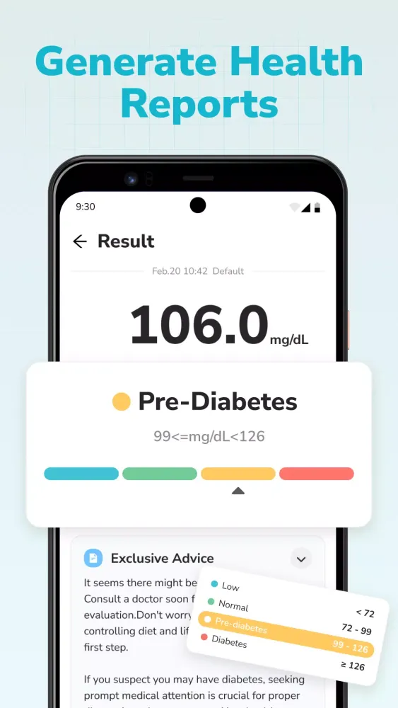 Blood Sugar & Pressure Tracker 스크린샷