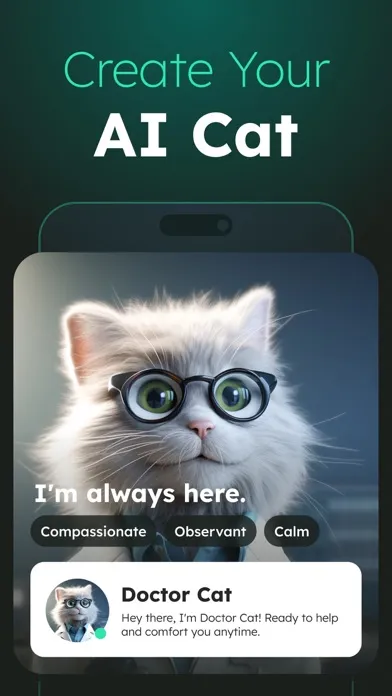 Tangkapan skrin AI Chatbot - Chat Cat