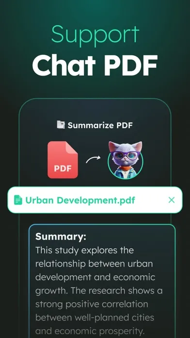 Tangkapan skrin AI Chatbot - Chat Cat