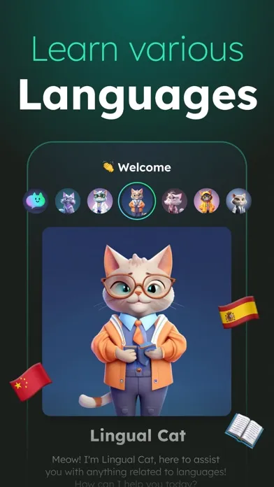 Tangkapan skrin AI Chatbot - Chat Cat