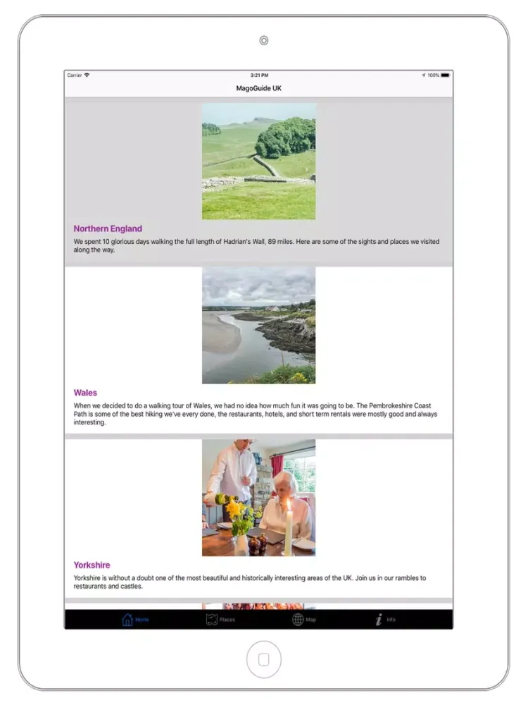 تصاویر MagoGuide UK Pro iPad 