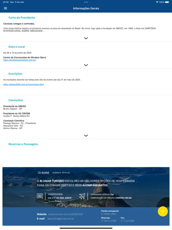 Zrzuty ekranu Abeso2023 iPad