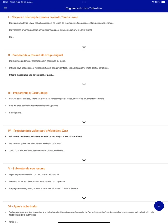 13º Congresso do DIC 2024 iPad 应用截图