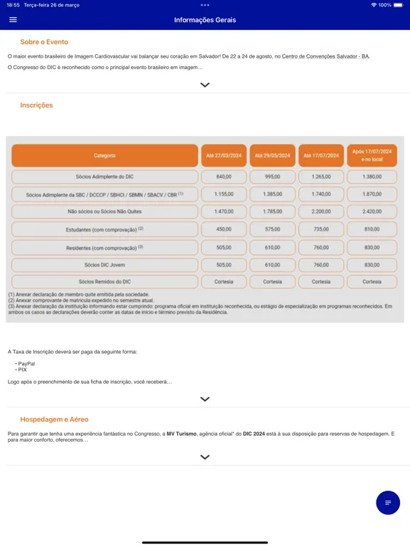 13º Congresso do DIC 2024 iPad 应用截图