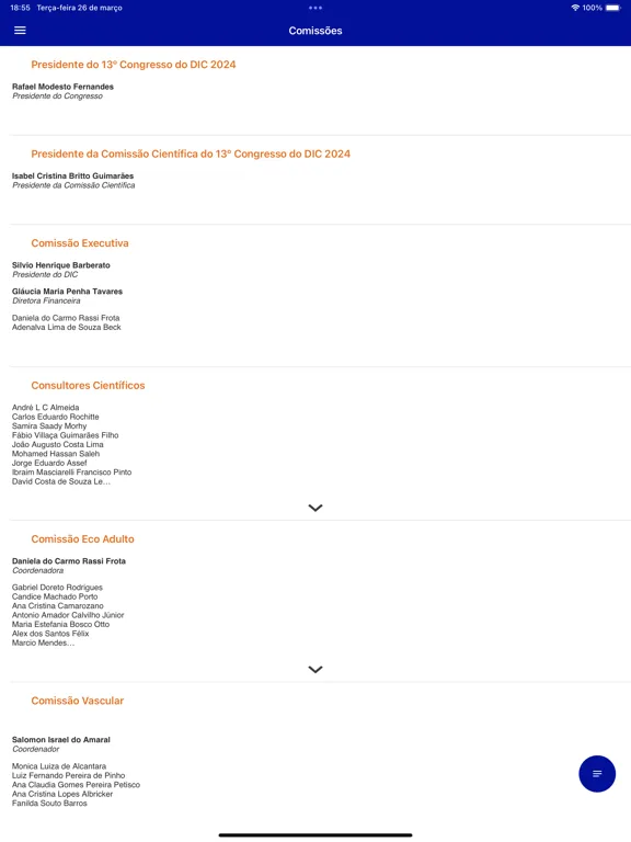 13º Congresso do DIC 2024 iPad 应用截图