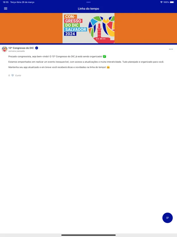 13º Congresso do DIC 2024 iPad 应用截图