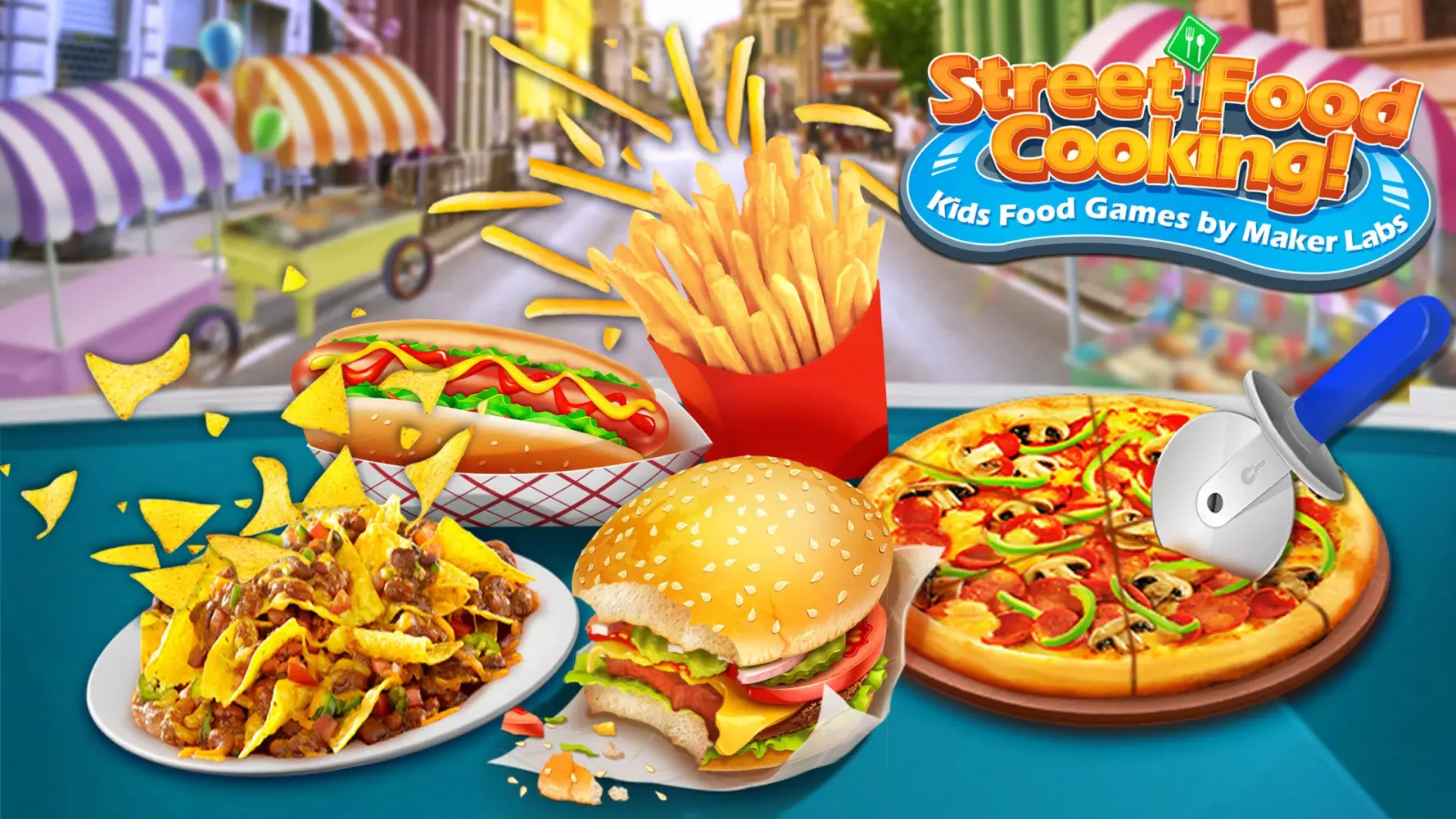 Tangkapan skrin Street Food Cooking Games