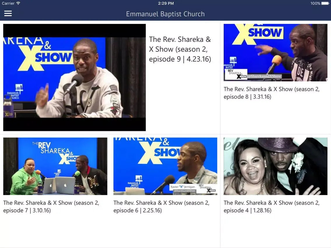 Emmanuel Baptist Church NYC iPad سکرین شاٹس