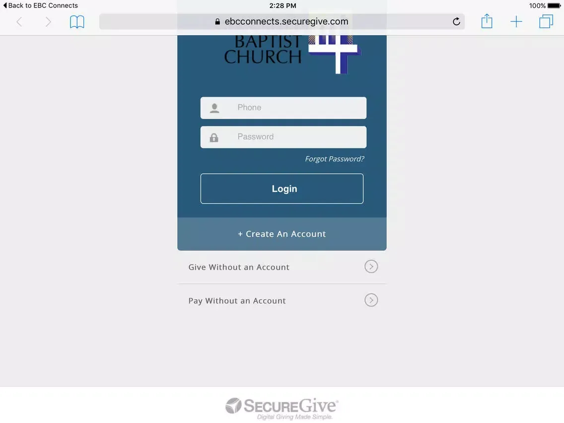 Emmanuel Baptist Church NYC iPad سکرین شاٹس