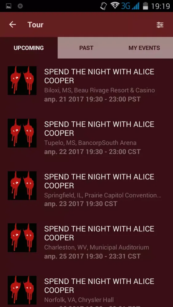 Zrzuty ekranu Legacy Nights with Alice Cooper