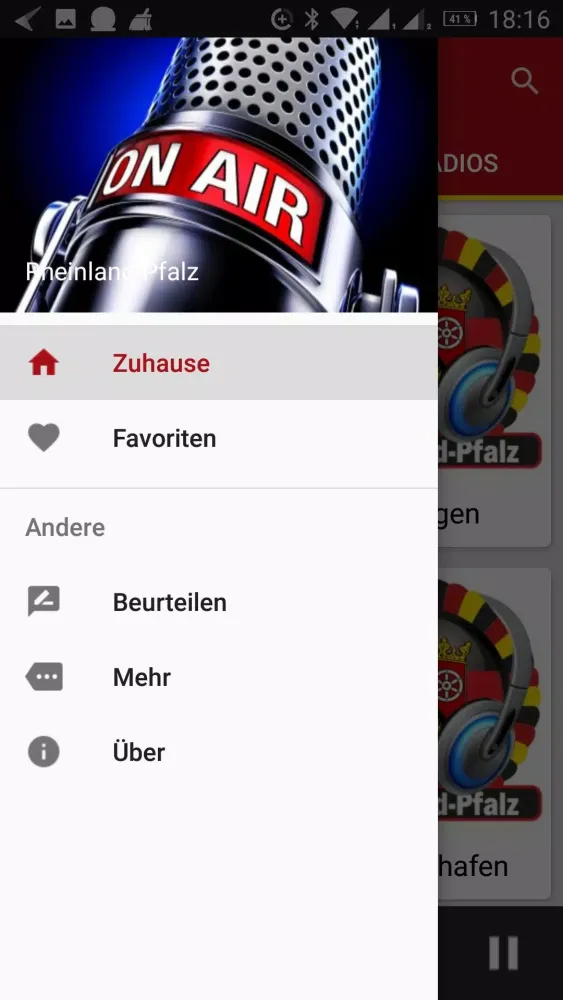 Radiosender aus RheinlandPfalz Screenshots