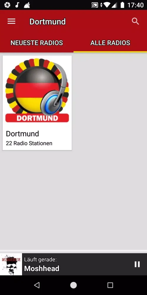 Radiosender aus Dortmund Screenshots