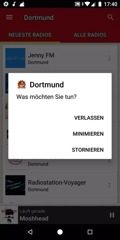 Radiosender aus Dortmund Screenshots