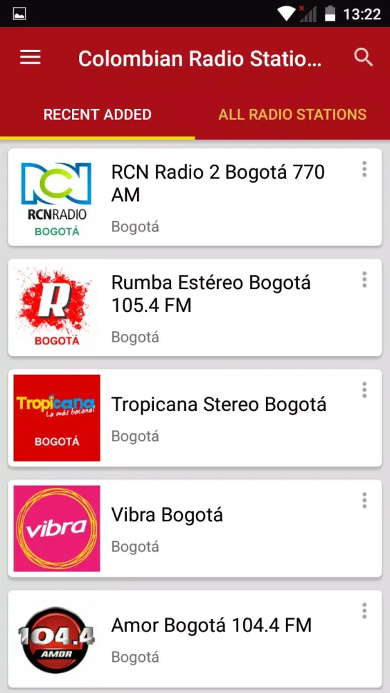 Colombia Radio Stations Screenshots