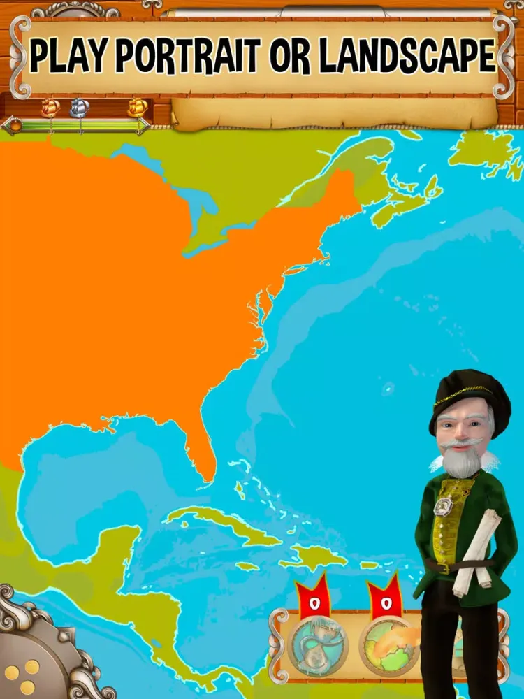 Map Mania - World geography trivia game where you can learn about countries, flags, and cities iPad  Ekran Görüntüleri