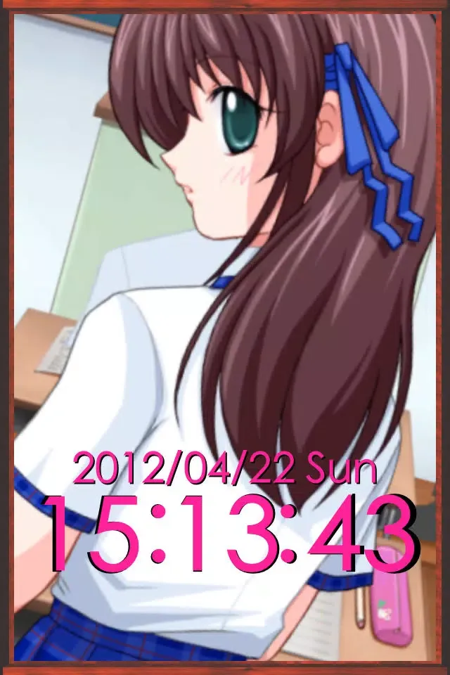 Cute Anime Clock Screenshots