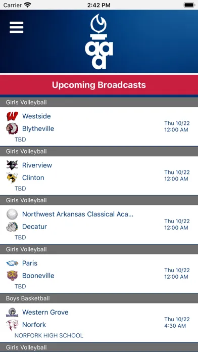 Arkansas Activities Assoc Screenshots