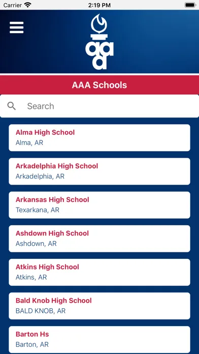 Arkansas Activities Assoc Screenshots