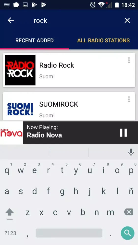 Ảnh chụp màn hình của Finnish Radio Stations