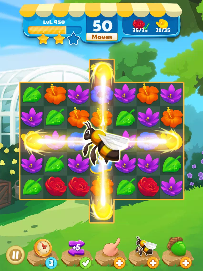 Flower Legends Match 3 iPad  스크린샷