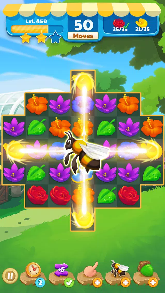 Flower Legends Match 3 스크린샷