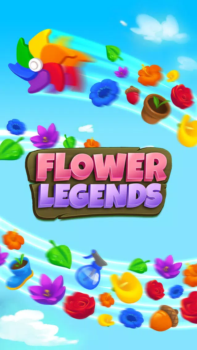 Flower Legends Match 3 스크린샷