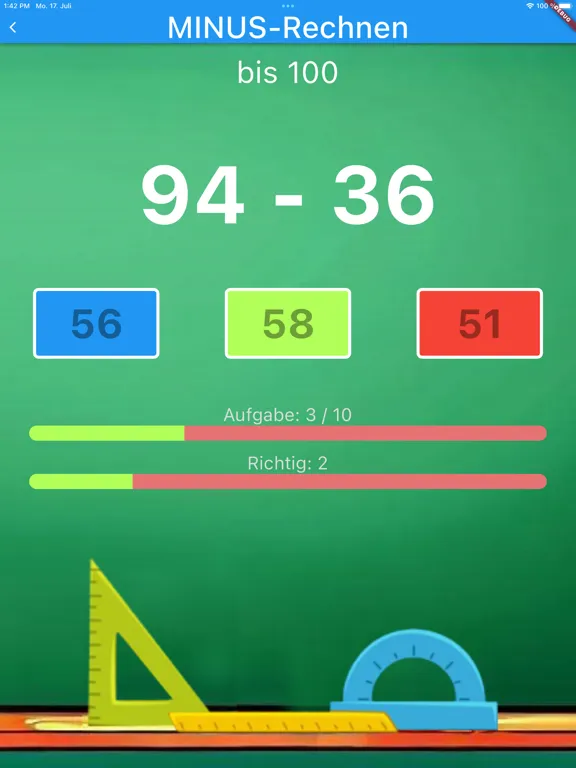 Mathe-Star Mathe für Kinder iPad 应用截图