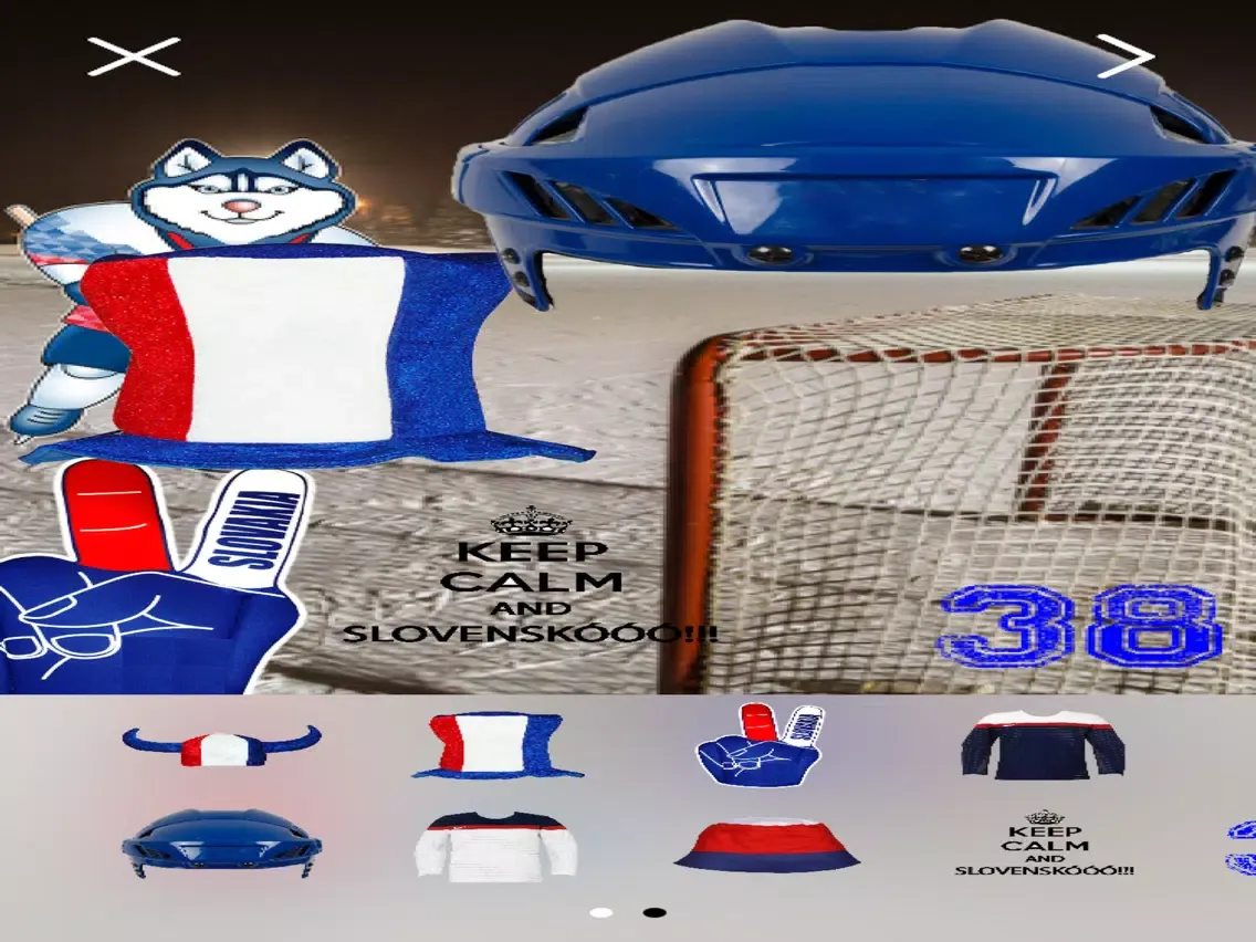 Slovak Hockey Stickers iPad 应用截图