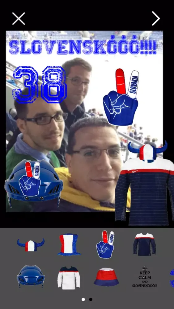 Slovak Hockey Stickers应用截图
