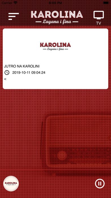 Tangkapan layar Karolina