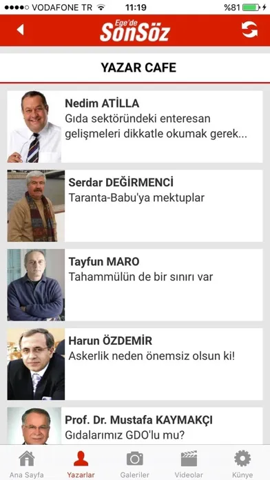 Zrzuty ekranu Ege'de Sonsöz
