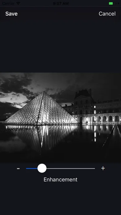 Captures d'écran de Black & White Photo Lite